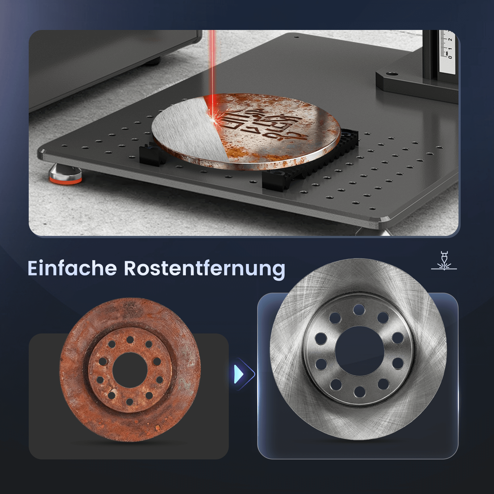 Monport GT 200W Split MOPA & Autofokus-Faserlaser-Gravierer & Farbemarkierungsmaschine