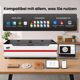 Monport Reno65 Pro Vision 65W Desktop CO₂ Lasergravierer & Laserschneider (24" x 16") mit 8MP HD-Kamera, magnetischem Autofokus und integriertem Wasserkühlsystem