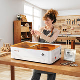 Monport MEGAS 70W CO2 Lasergravier- und Laserschneiden maschine – Intelligente Präzision, Desktop Lasergravur 