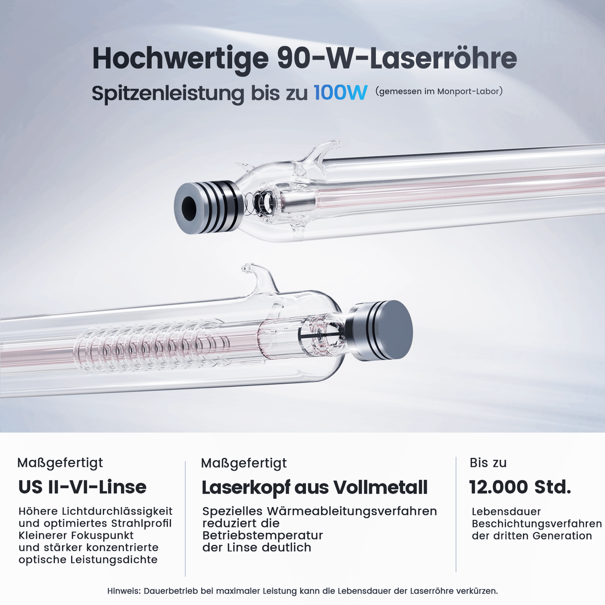 Monport Effi9S Upgraded 90W CO₂-Lasergravier- und Schneidemaschine (914 × 610 mm) mit Autofokus und integriertem Wasserkühler 4,9 (18 Bewertungen)