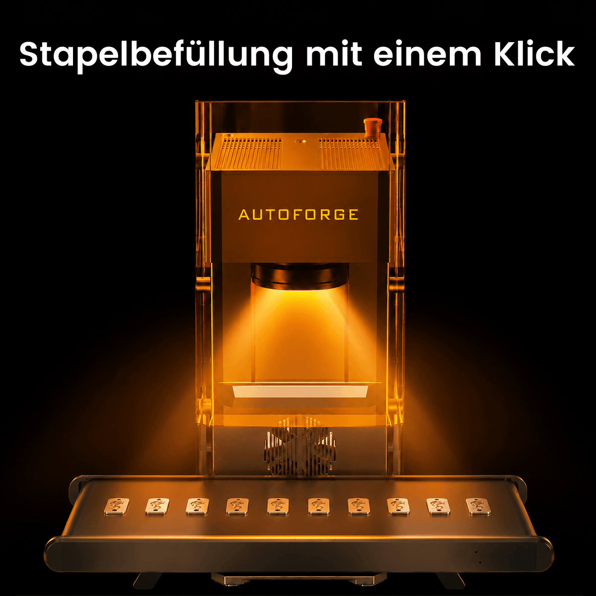 Monport AutoForge Dual-Laser Lasergraviermaschine mit 30W Faserlaser & 20W Diodenlaser – Präzise und tragbare Lasergravurmaschine