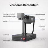 Monport GM 6W PRO UV Laser Graviermaschine(Innengravur) – Professionelle UV Laserbeschriftung mit 355nm Kaltlaser-Technologie