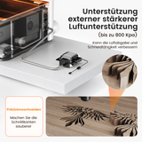 Monport MegaS – Upgrade der Mega-Serie: 70W CO₂ Lasergravier- und Schneidemaschine mit intelligenter Präzision