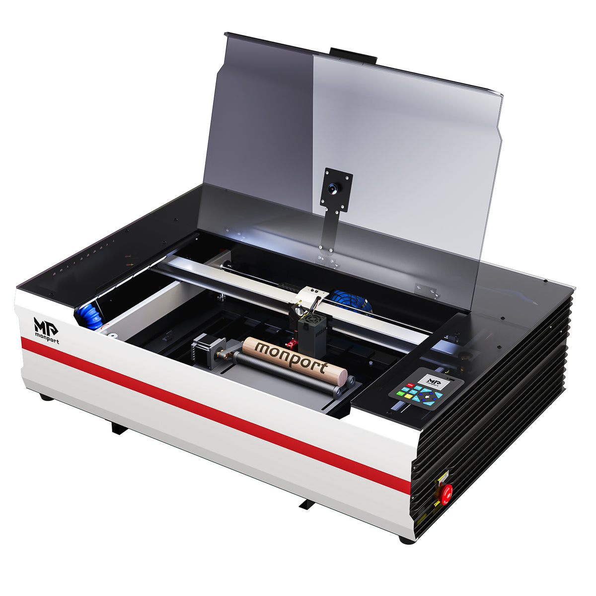 Monport Reno65 Pro Vision 65W Desktop CO₂ Lasergravierer & Laserschneider (24