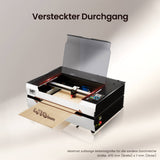 Monport Reno45 Pro 45W Desktop CO2-Lasergravierer und -schneider (16" x 12") mit brandneuem Assistierter Autofokus