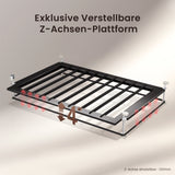 Monport Reno45 Pro 45W Desktop CO2-Lasergravierer und -schneider (16" x 12") mit brandneuem Assistierter Autofokus