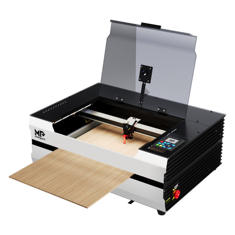 Monport Reno45 Pro Vision 45W Desktop CO2 Lasergravur- und Schneidemaschine (16" x 12") mit 8MP HD-Kamera und magnetischer Autofokus-Unterstützung