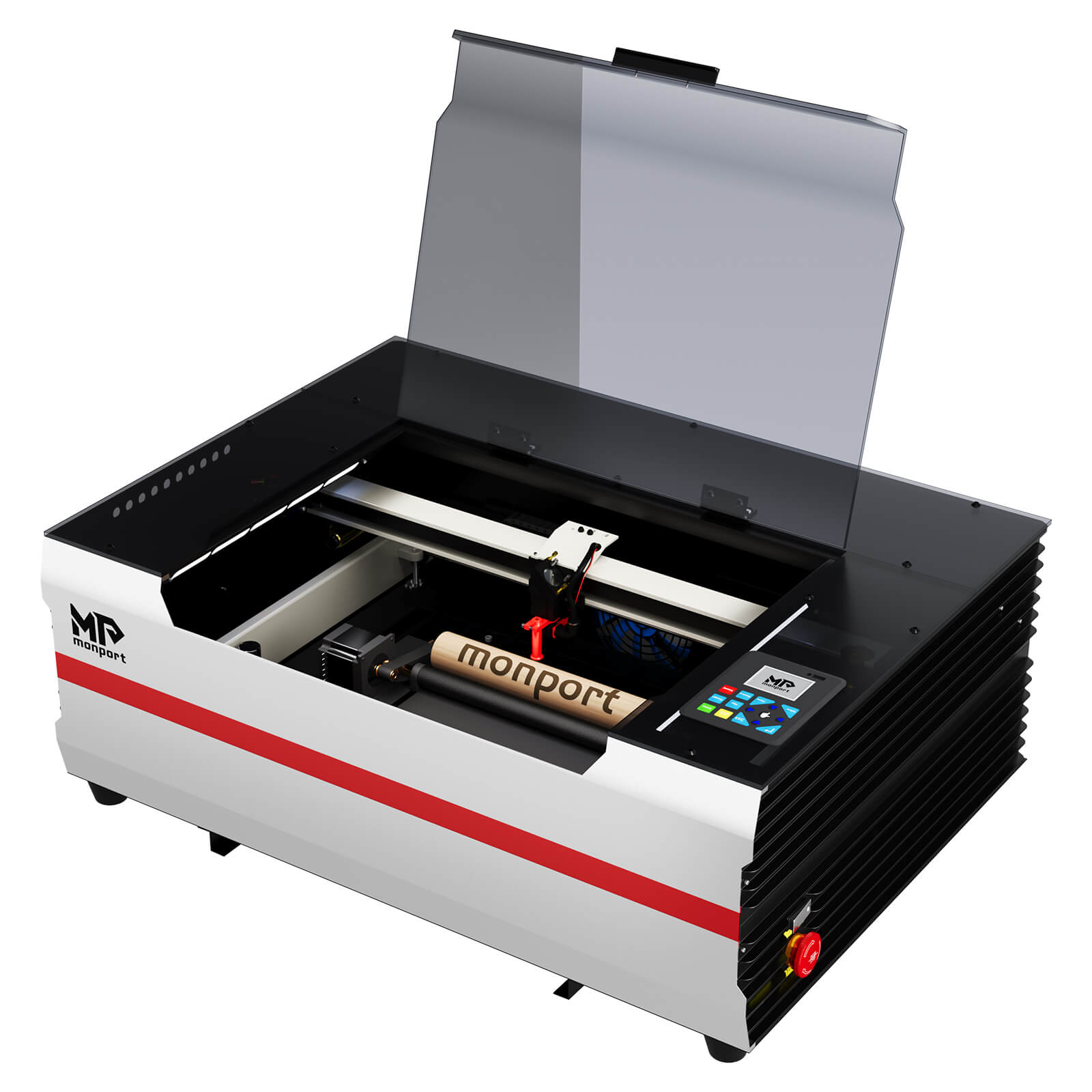 Monport Reno45 Pro 45W Desktop CO2-Lasergravierer und -schneider (16