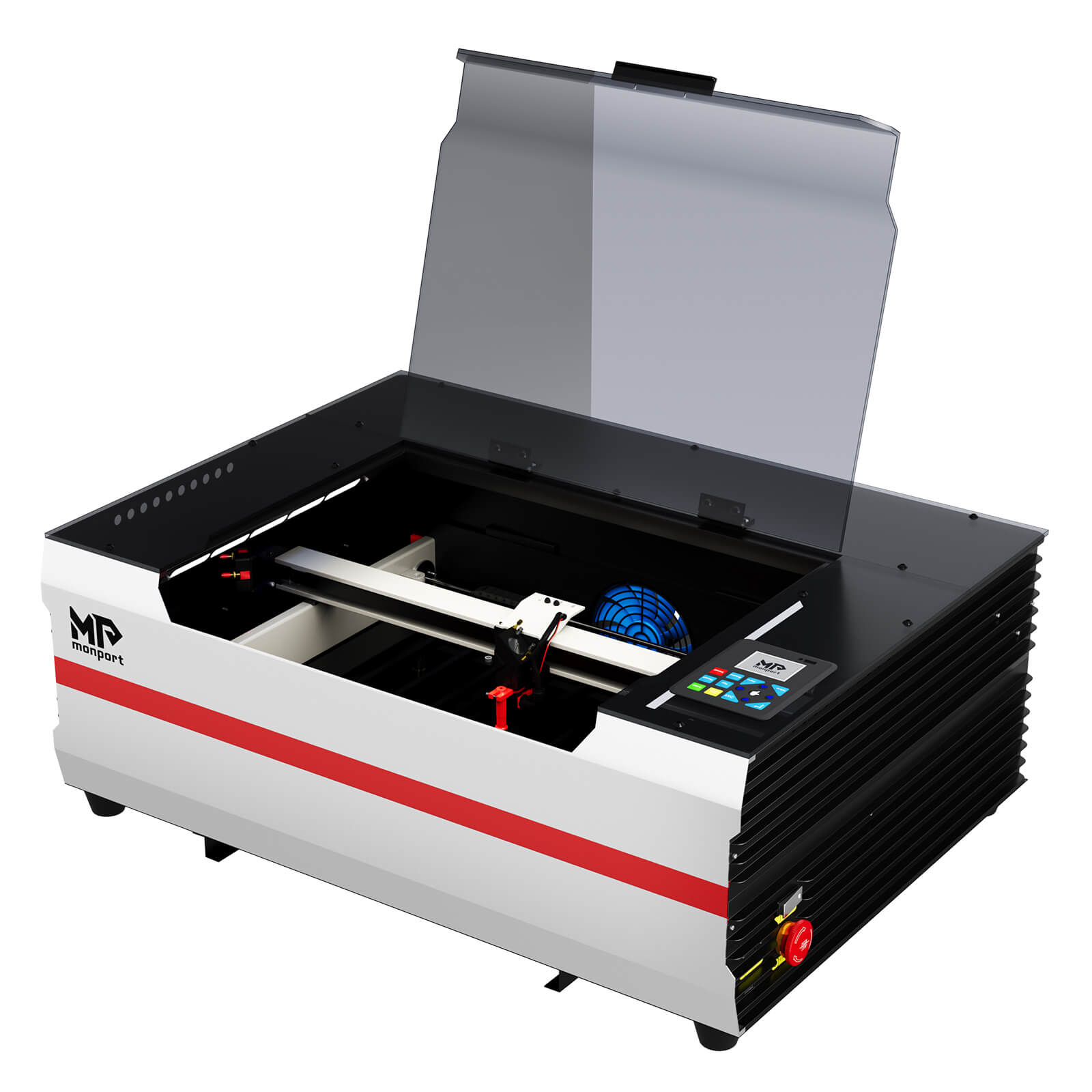 Monport Reno45 Pro 45W Desktop CO2-Lasergravierer und -schneider (16