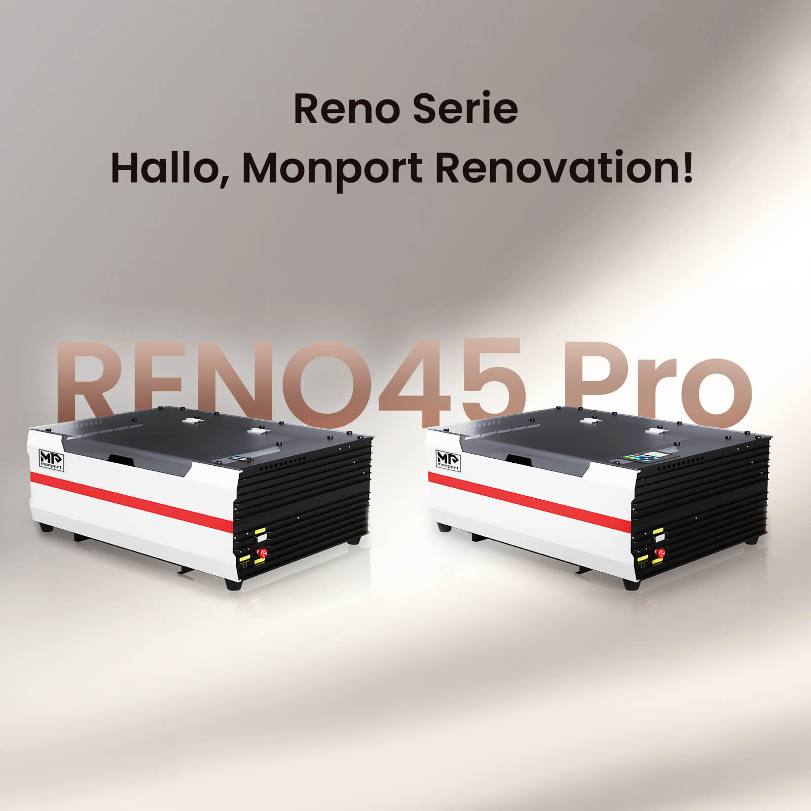 Monport Reno45 Pro 45W Desktop CO2-Lasergravierer und -schneider (16