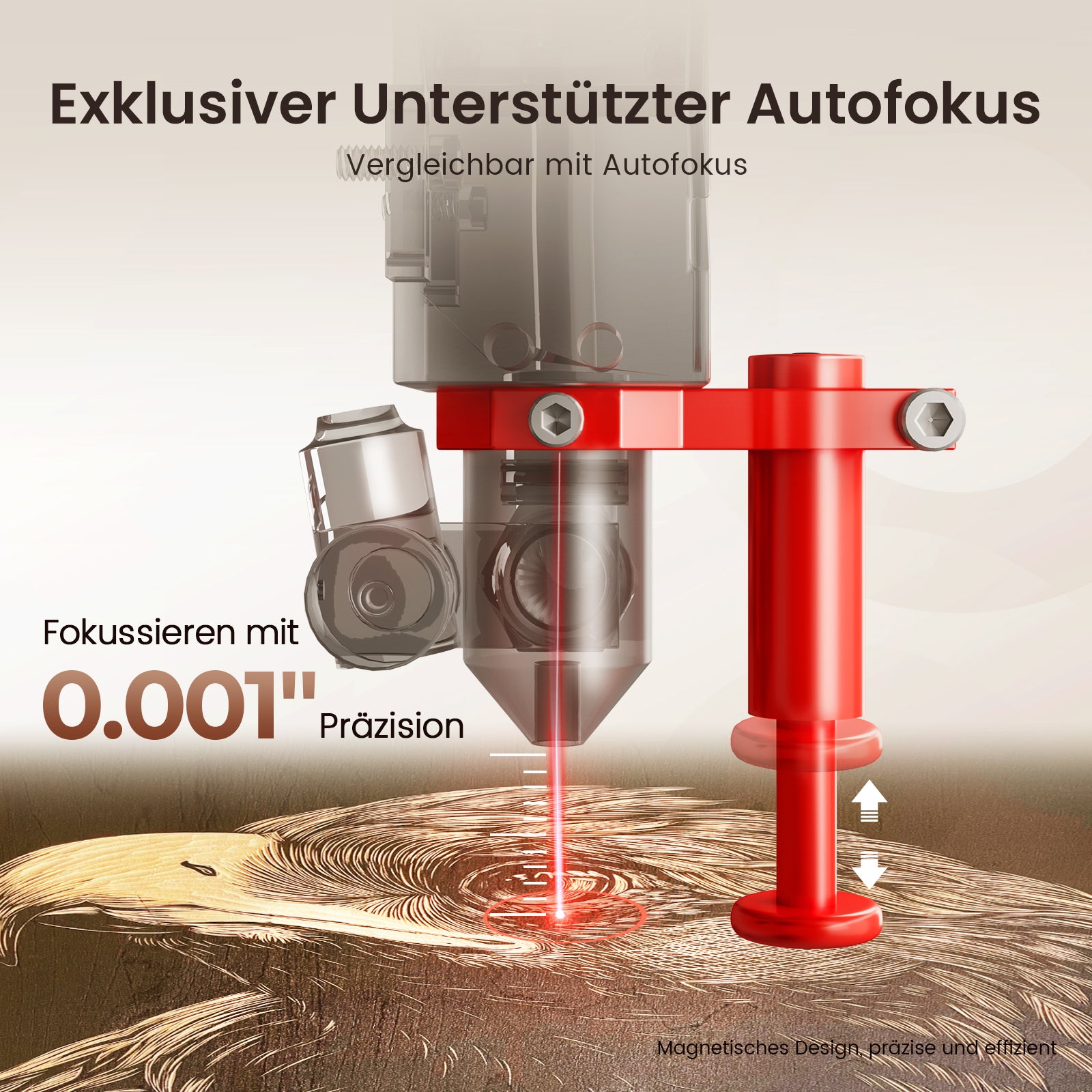 Monport Reno45 Pro 45W Desktop CO2-Lasergravierer und -schneider (16