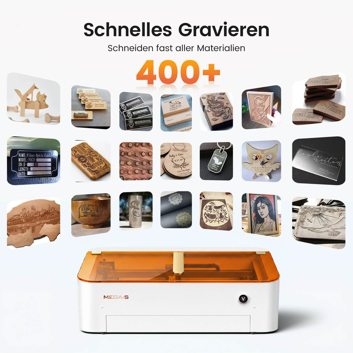 Monport MegaS – Upgrade der Mega-Serie: 70W CO₂ Lasergravier- und Schneidemaschine mit intelligenter Präzision