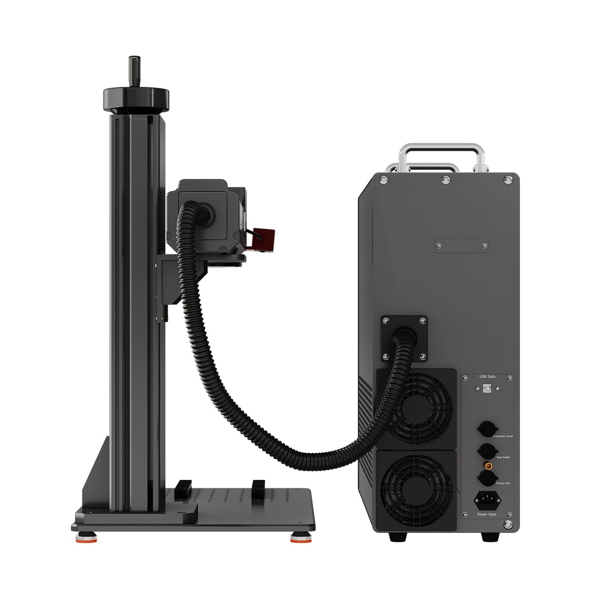 Monport GPro 200W MOPA Vision Faserlaser Maschine – Mit Vision-System für automatische Positionierung, präzise Metallgravur & Laserbeschriftung