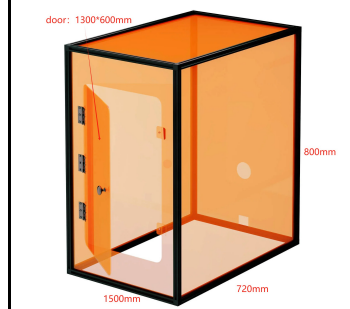 Schutzabdeckung für Fasermarkierungsmaschine (kundenspezifische Version)