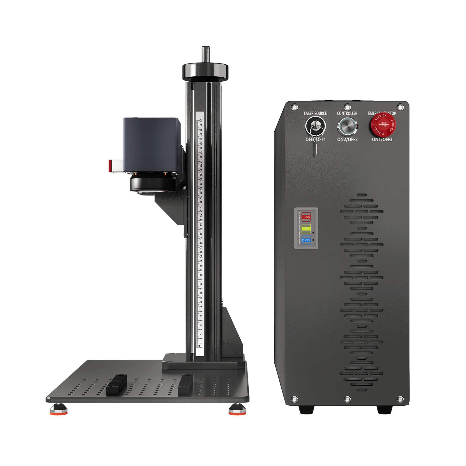 Monport GT 200W Split MOPA & Autofokus-Faserlaser-Gravierer & Farbemarkierungsmaschine