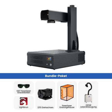 Monport GA Verbesserte 100W Integrierte MOPA Faserlasergravierer & Markiermaschinen mit Autofokus