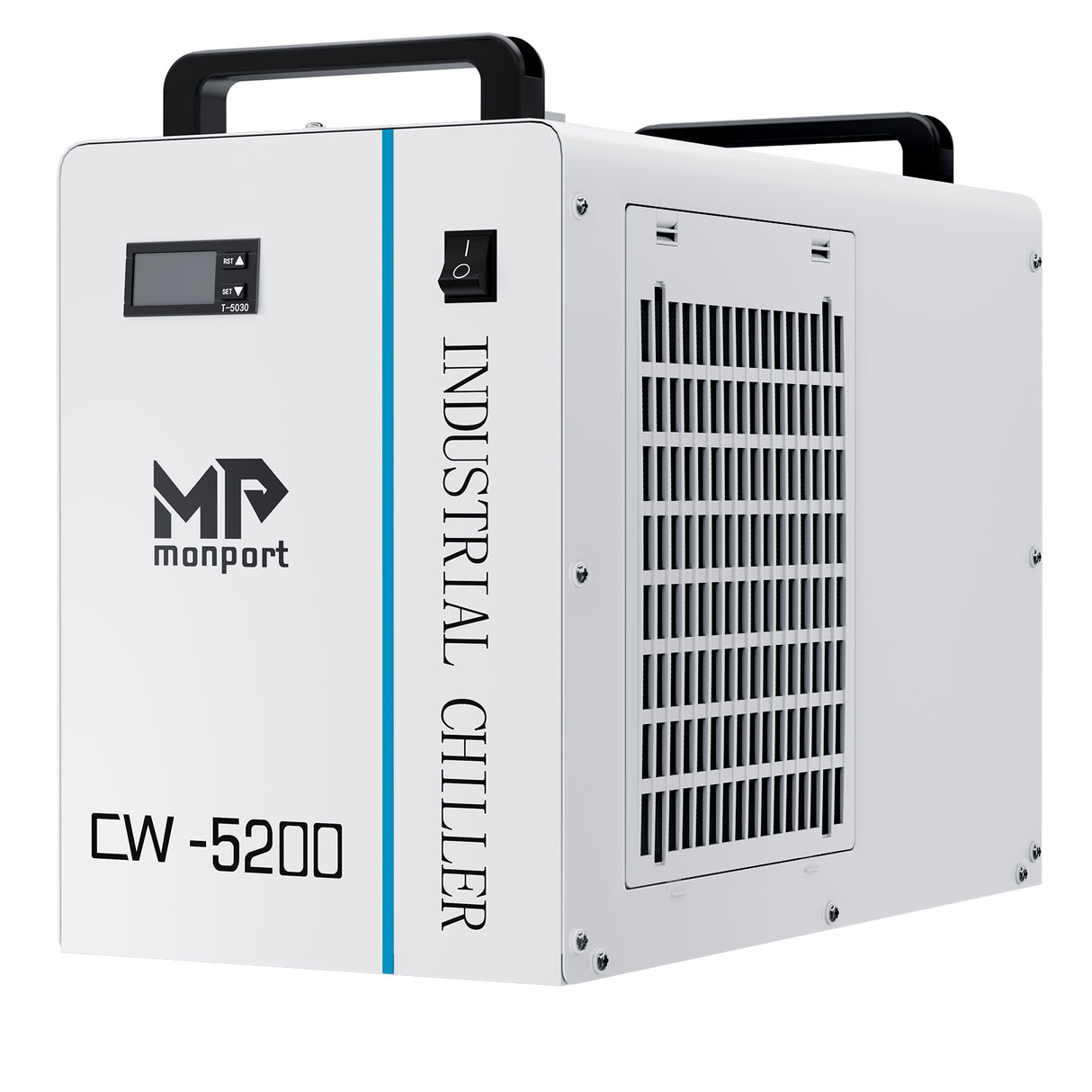 Monport 6L CW-5200 Industrieller Wasserkühler & Chiller für 40W-150W CO2 Laser Cutter