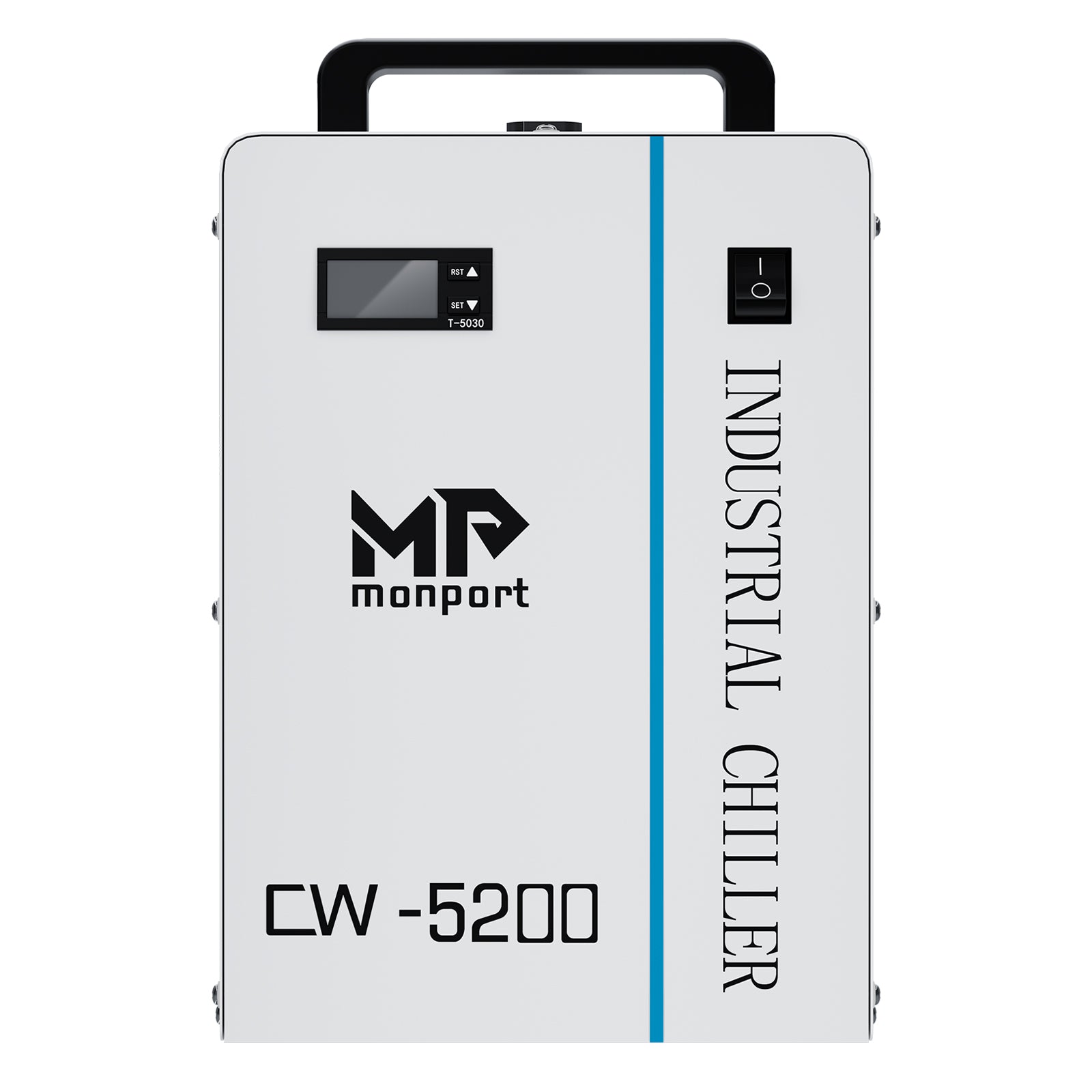 Monport 6L CW-5200 Industrieller Wasserkühler & Chiller für 40W-150W CO2 Laser Cutter