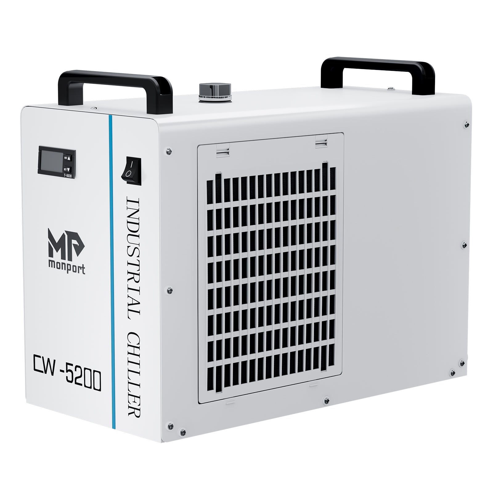 Monport 6L CW-5200 Industrieller Wasserkühler & Chiller für 40W-150W CO2 Laser Cutter