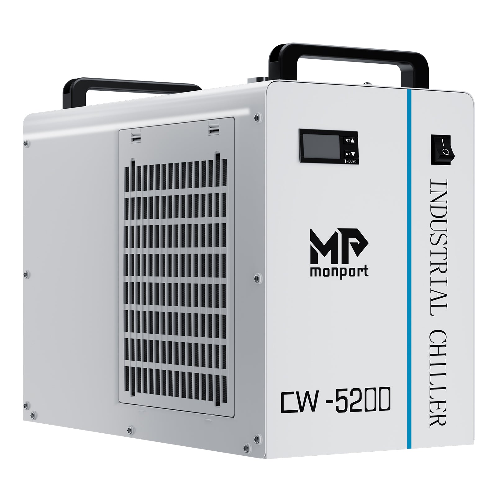 Monport 6L CW-5200 Industrieller Wasserkühler & Chiller für 40W-150W CO2 Laser Cutter