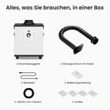 Monport 200W Laserabsaugung mit 4-Schicht-Filter für CO2- und Faser-Lasergravierer