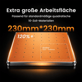Monport AutoForge Dual-Laser Lasergraviermaschine mit 30W Faserlaser & 20W Diodenlaser – Präzise und tragbare Lasergravurmaschine