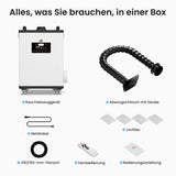 Monport 400W Laserrauchabsauganlage mit 8-stufigem Filtersystem – Für CO₂-Lasergravier- und Schneidemaschinen