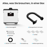 Monport 260W Laserrauchabsauganlage mit 4-stufigem Filtersystem – Für CO₂- und Faserlaser-Graviermaschinen