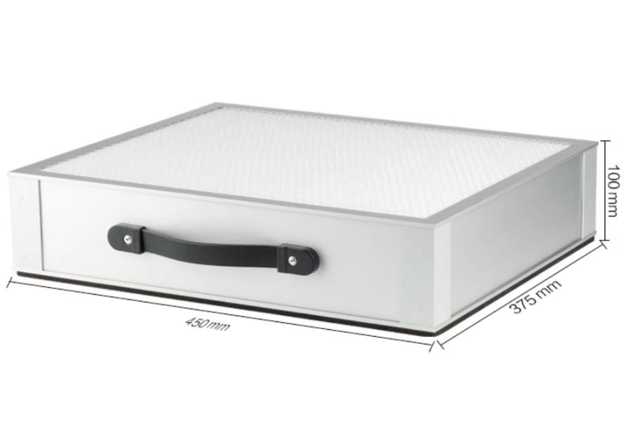 600W Rauchabsauggerät – Glasfaserfilter mit Aluminiumrahmen