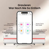 Monport Reno65 Pro 65W Desktop CO2 Lasergravierer & Schneidegerät (24”X16“) mit brandneuem DSP Controller und Assistierter Autofokus