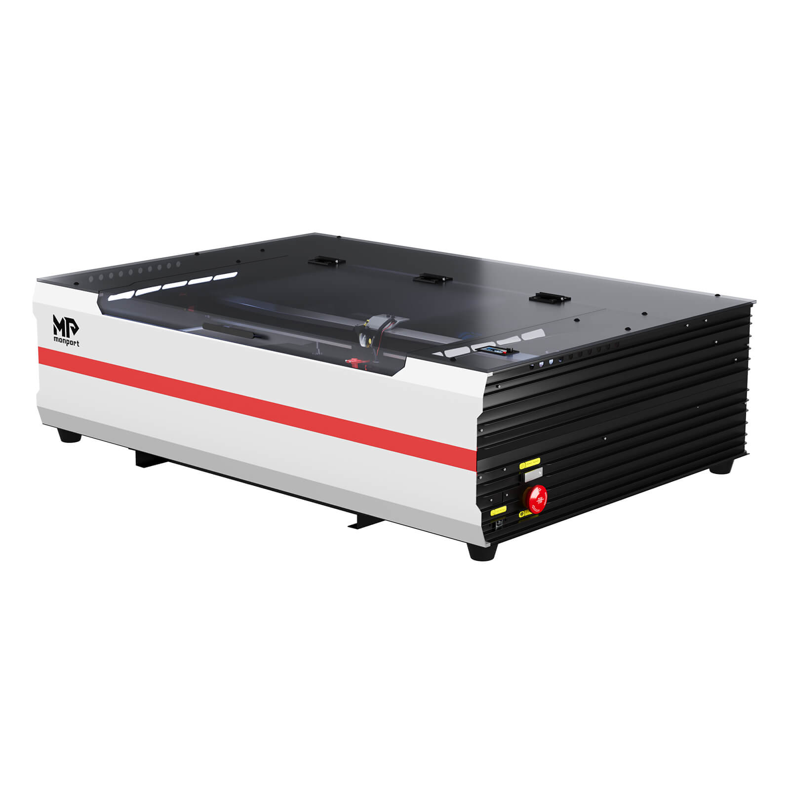 Monport Reno 65W Desktop CO2 Lasergravierer & Schneidegerät (24“X 16“) mit brandneuem Assistierter Autofokus