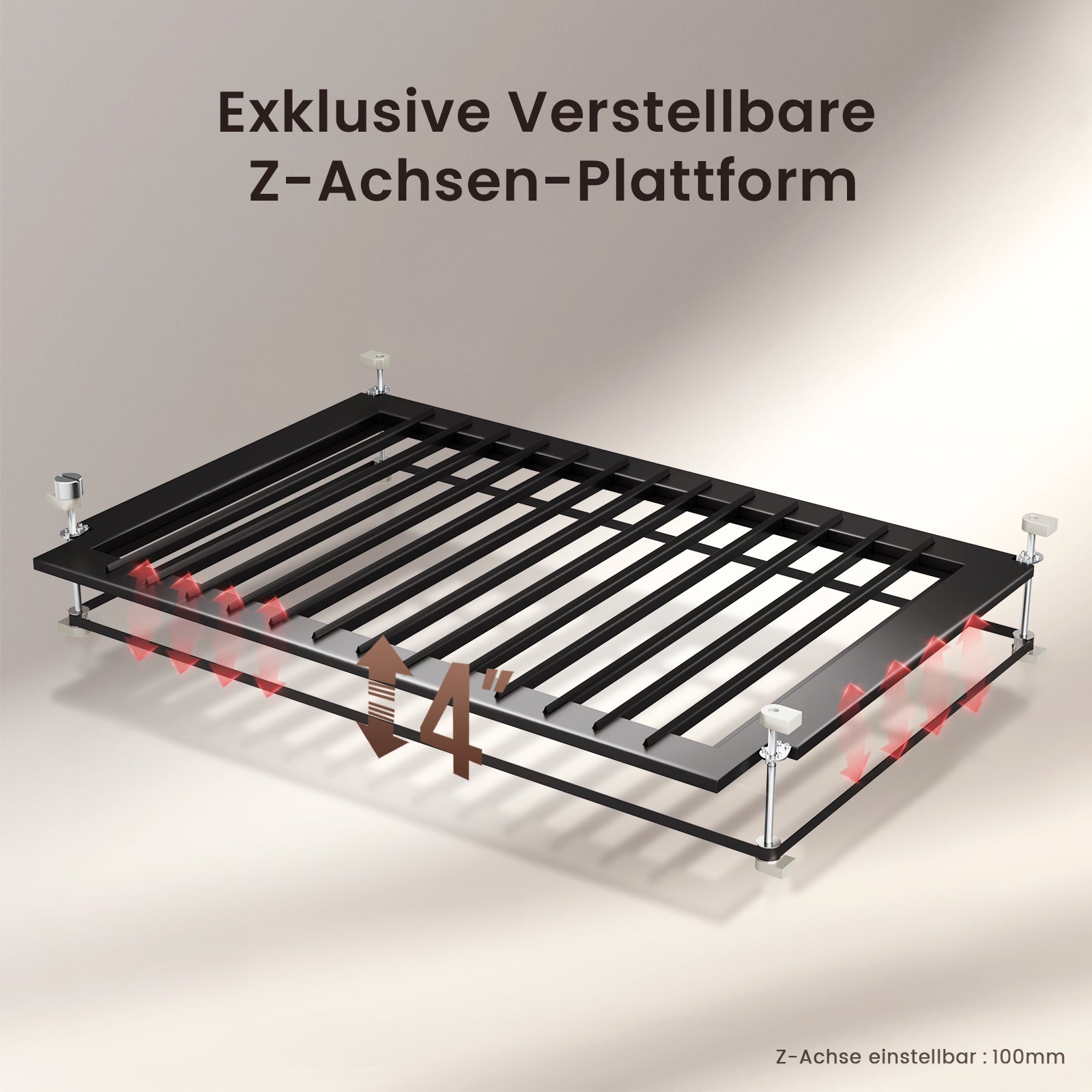 Monport Reno 65W Desktop CO2 Lasergravierer & Schneidegerät (24“X 16“) mit brandneuem Assistierter Autofokus