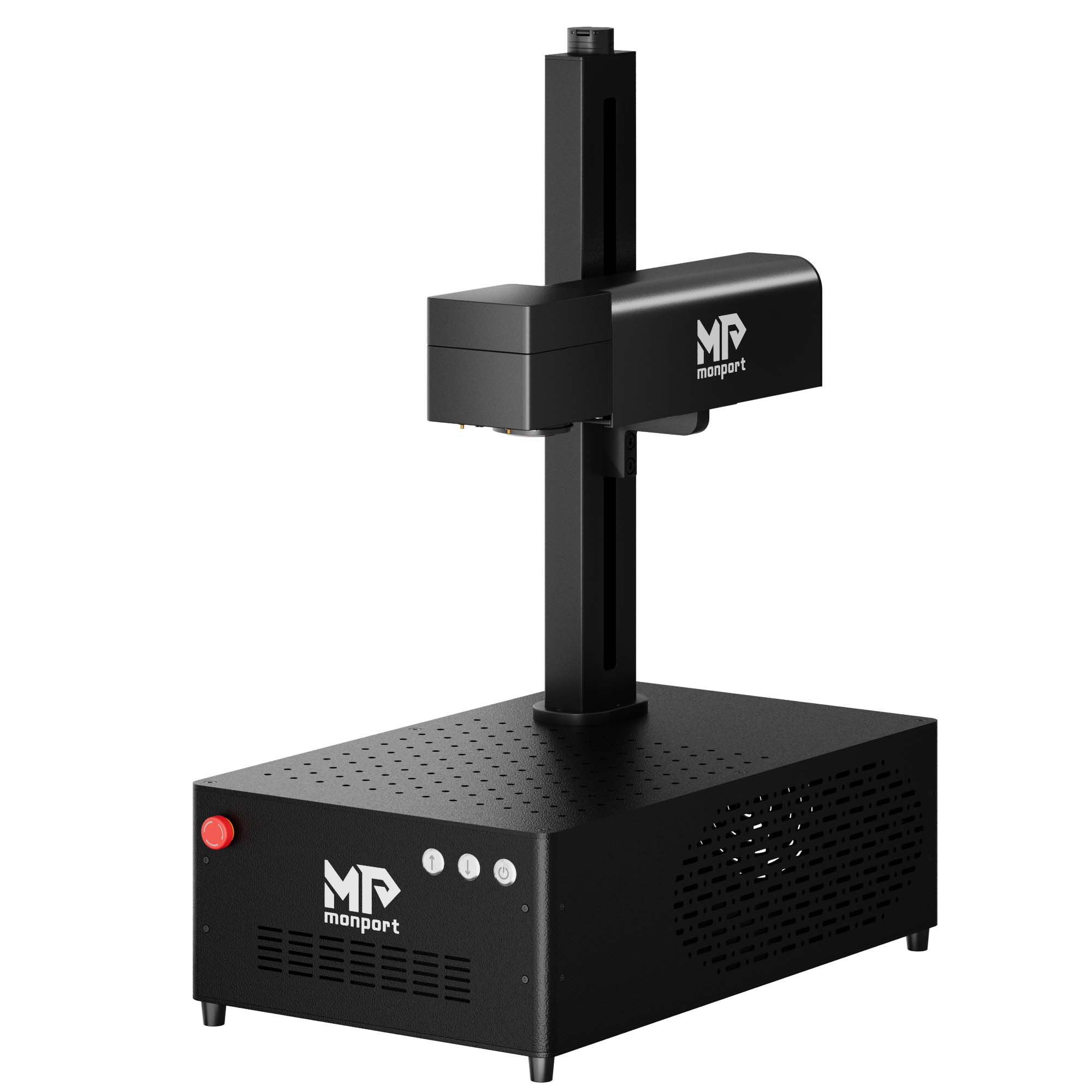 MONPORT GP20 Integrierte Glasfaser-Lasergravier- und Markiermaschine mit elektrischer Hebevorrichtung
