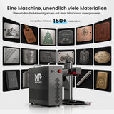Monport GPro 200W MOPA Vision Faserlaser Maschine – Mit Vision-System für automatische Positionierung, präzise Metallgravur & Laserbeschriftung