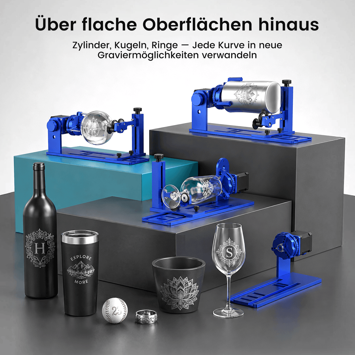 Multifunktionale-Verbesserte Drehachse für Reno/Gpro Vision