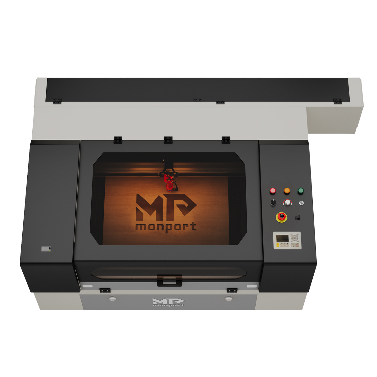 Monport 90W CO2 Laser Graviermaschine & Cutter (500x700mm) mit Autofokus und Wasserkühlung