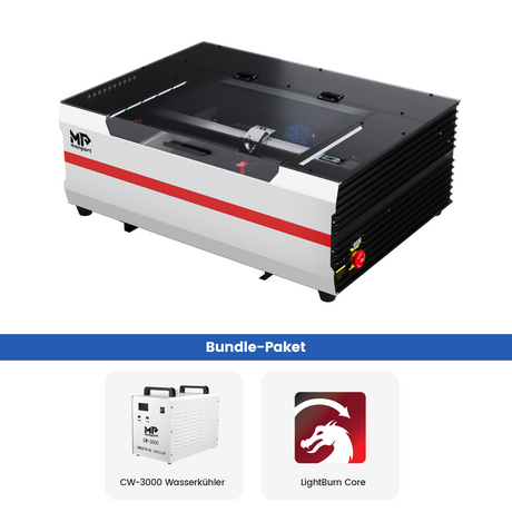 Monport Reno45 Pro 45W Desktop CO2-Lasergravierer und -schneider (16" x 12") mit brandneuem Assistierter Autofokus