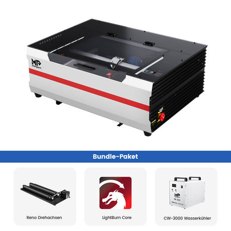 Monport Reno45 Pro 45W Desktop CO2-Lasergravierer und -schneider (16" x 12") mit brandneuem Assistierter Autofokus