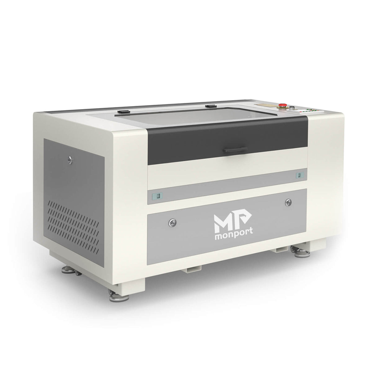 Laseraluminium grau-weiß matt 300x600x0,5mm für Co2, Diode, Fiber - Graviermaterialien fuer Laser & CNC