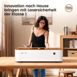 Monport MegaS – Upgrade der Mega-Serie: 70W CO₂ Lasergravier- und Schneidemaschine mit intelligenter Präzision