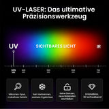 Monport GM 6W PRO UV Laser Graviermaschine(Innengravur) – Professionelle UV Laserbeschriftung mit 355nm Kaltlaser-Technologie