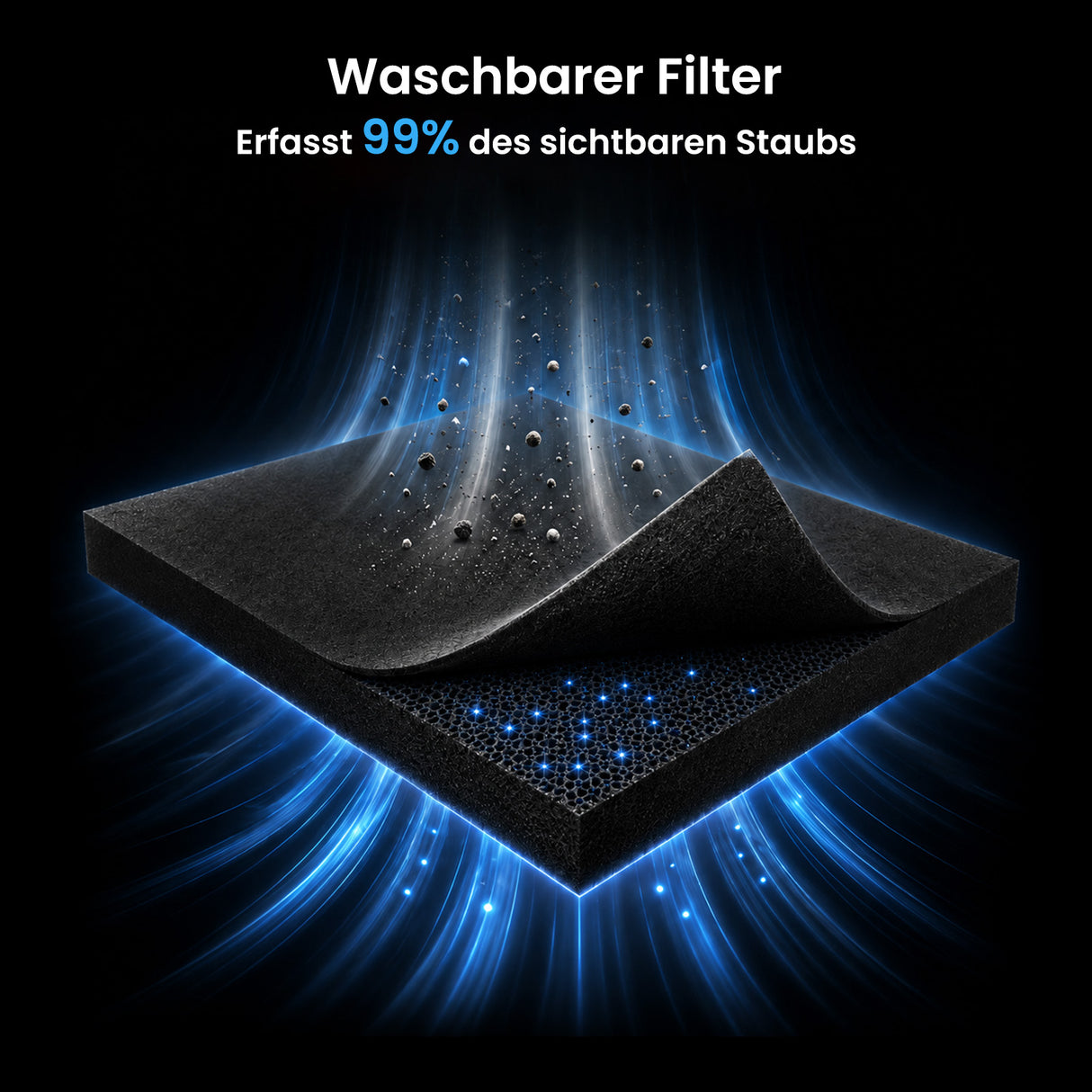 Monport 200W Laserabsaugung mit 4-Schicht-Filter für CO2- und Faser-Lasergravierer