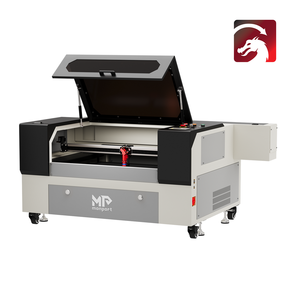 Monport 90W CO2 Laser Graviermaschine & Cutter (500x700mm) mit Autofokus