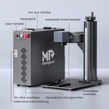 Monport GT 200W Split MOPA & Autofokus-Faserlaser-Gravierer & Farbemarkierungsmaschine