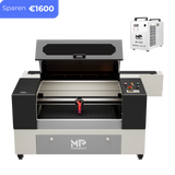 Monport 90W CO2 Laser Graviermaschine & Cutter (500x700mm) mit Autofokus und Wasserkühlung