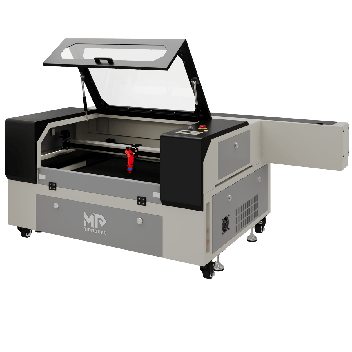 Monport 100W CO2 Laser Graviermaschine & Cutter (500x700mm) mit Autofokus