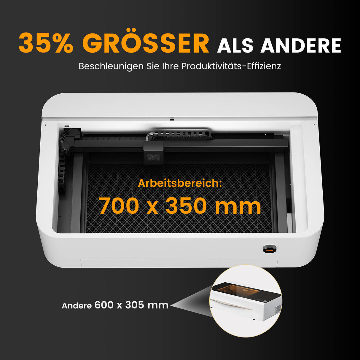 Monport Mega: Die weltweit erste intelligente 70W Desktop-Graviermaschine