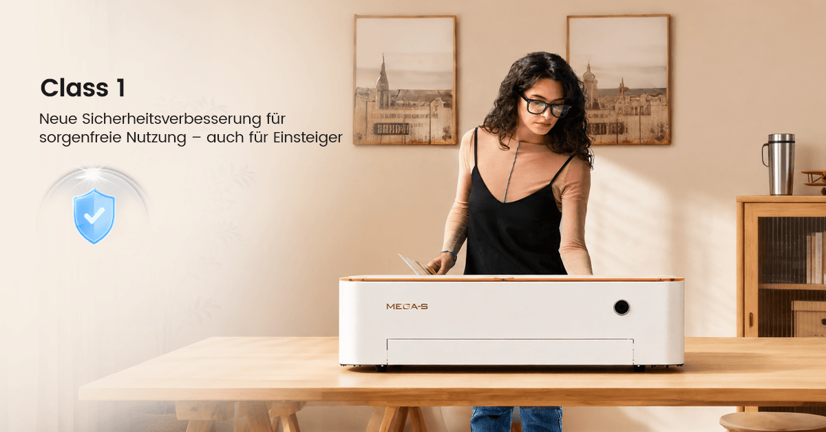 Echte Klasse-1-Sicherheit – entwickelt für den Heimgebrauch.