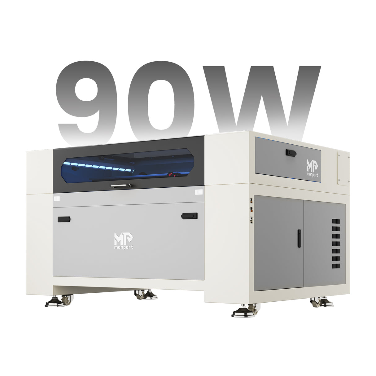 Monport Effi9S Upgraded 90W CO₂-Lasergravier- und Schneidemaschine (914 × 610 mm) mit Autofokus und integriertem Wasserkühler 4,9 (18 Bewertungen)