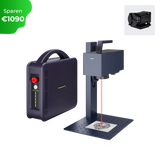 Monport 20W tragbarer Mini-Faser-Lasergravierer für farbige Metallbeschriftung
